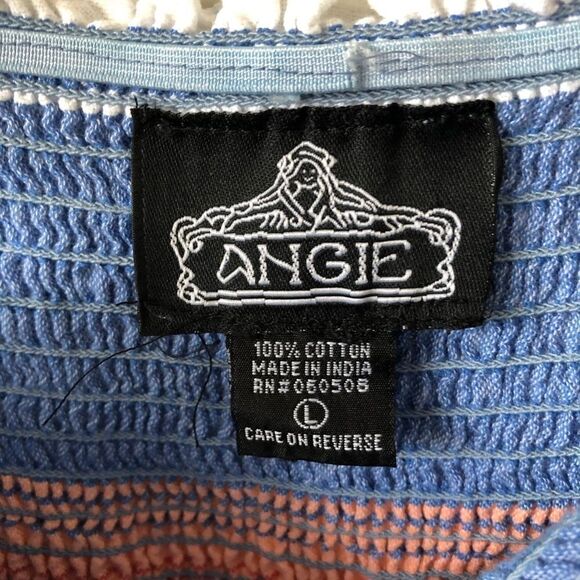 Angie Smocked Bodice Stripe Midi Dress - Picture 8 of 8